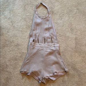 Backless Romper